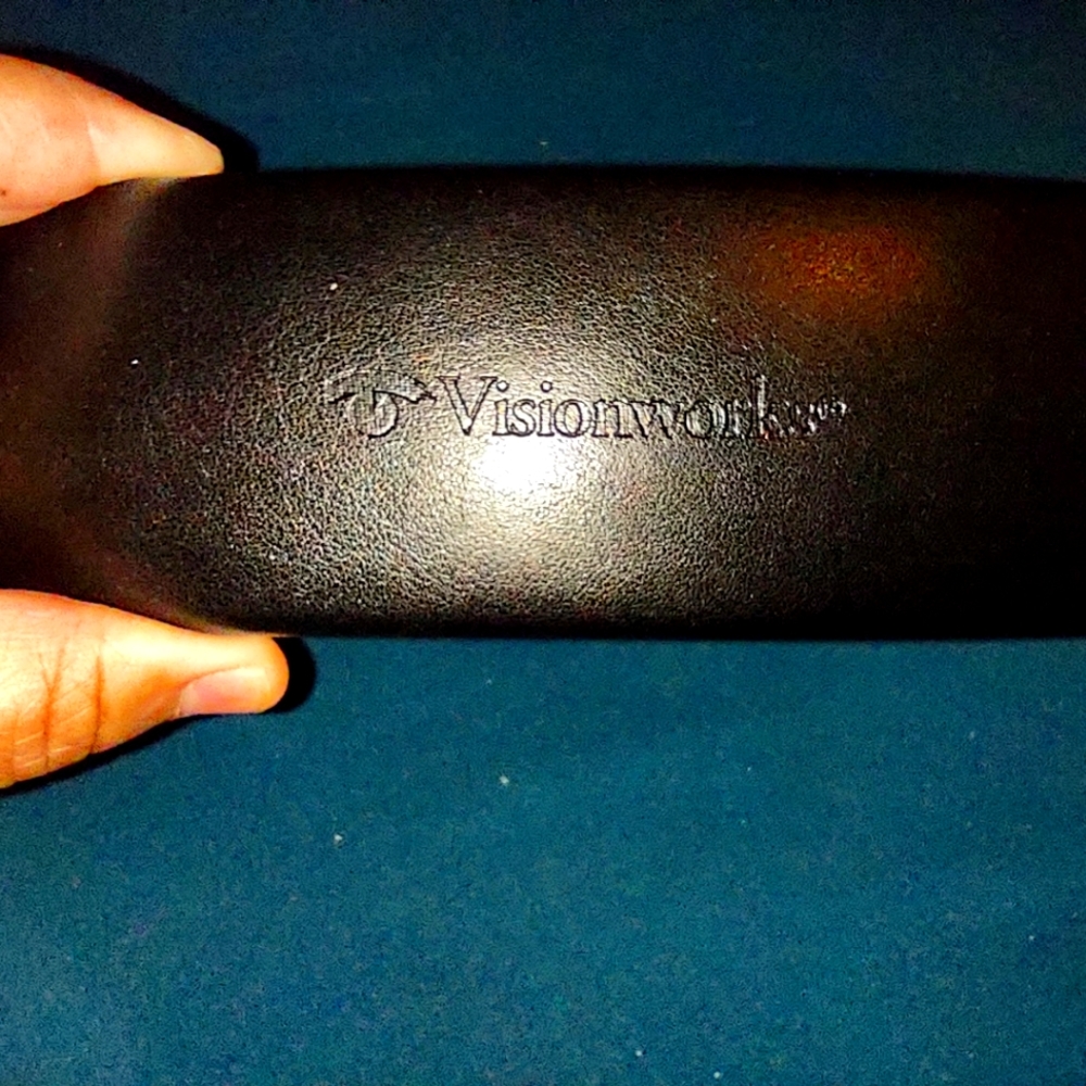 Black Visionworks eyeglass case